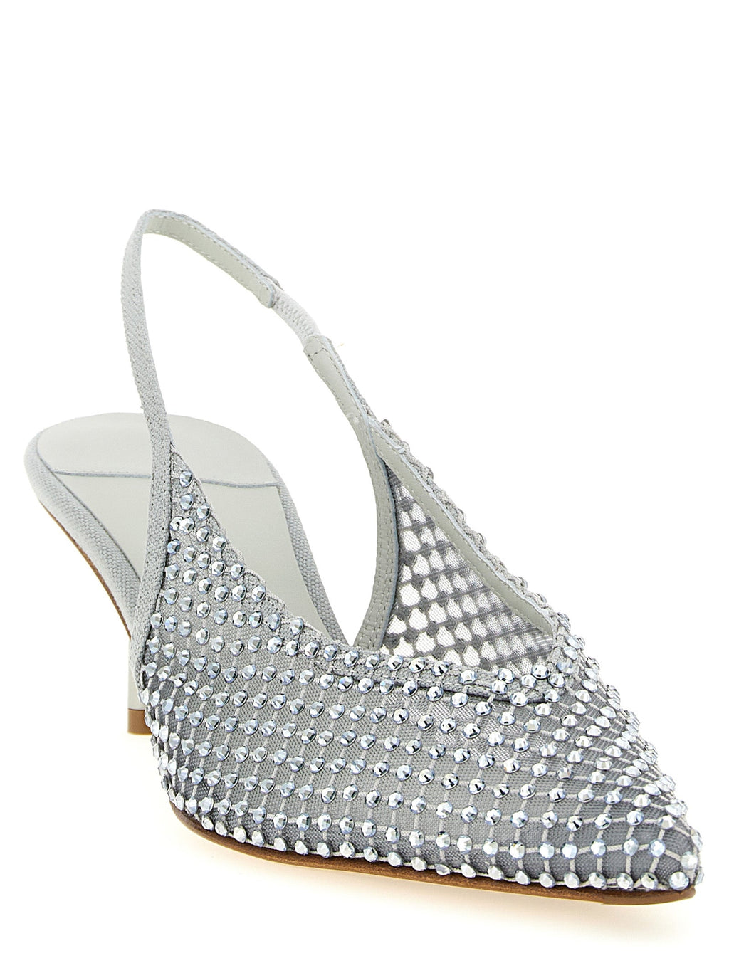 LE SILLA Gray Polyester Mid Heel Pumps