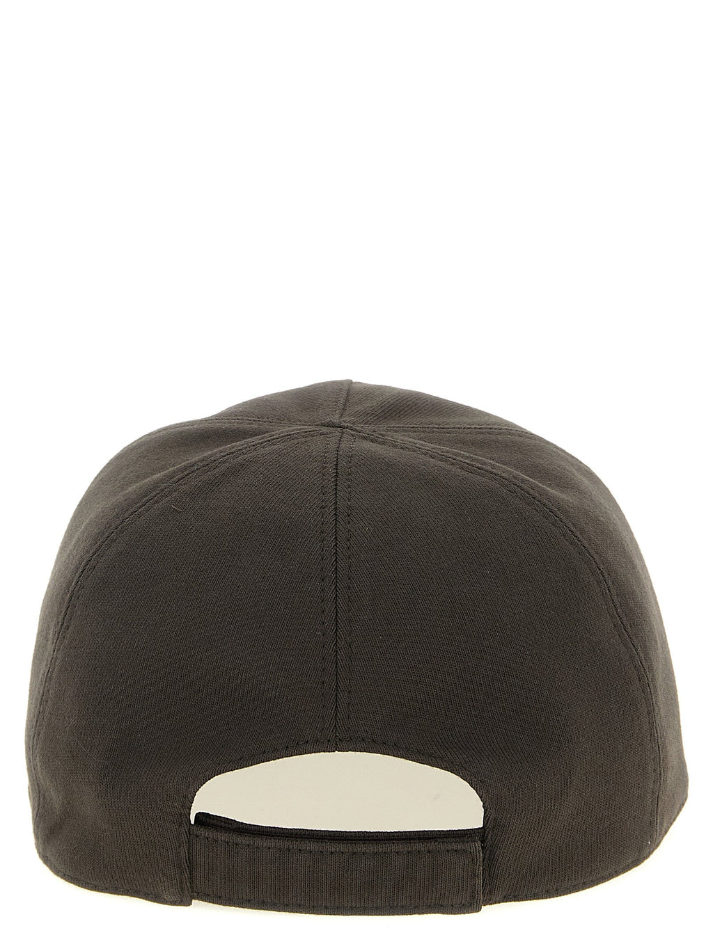 Rick Owens Brown Cotton Cap (Baseball Hat)