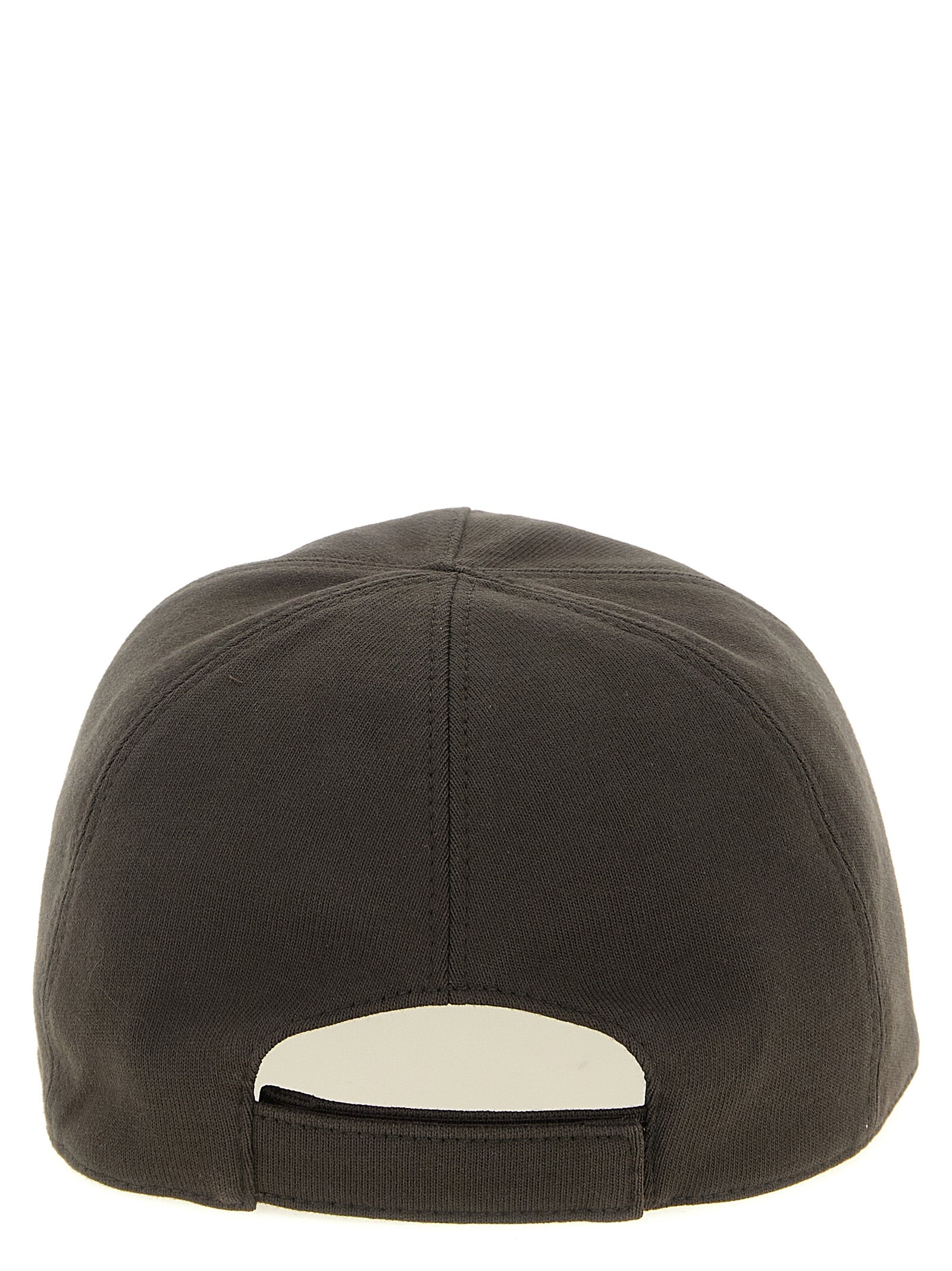 Rick Owens Brown Cotton Cap (Baseball Hat)