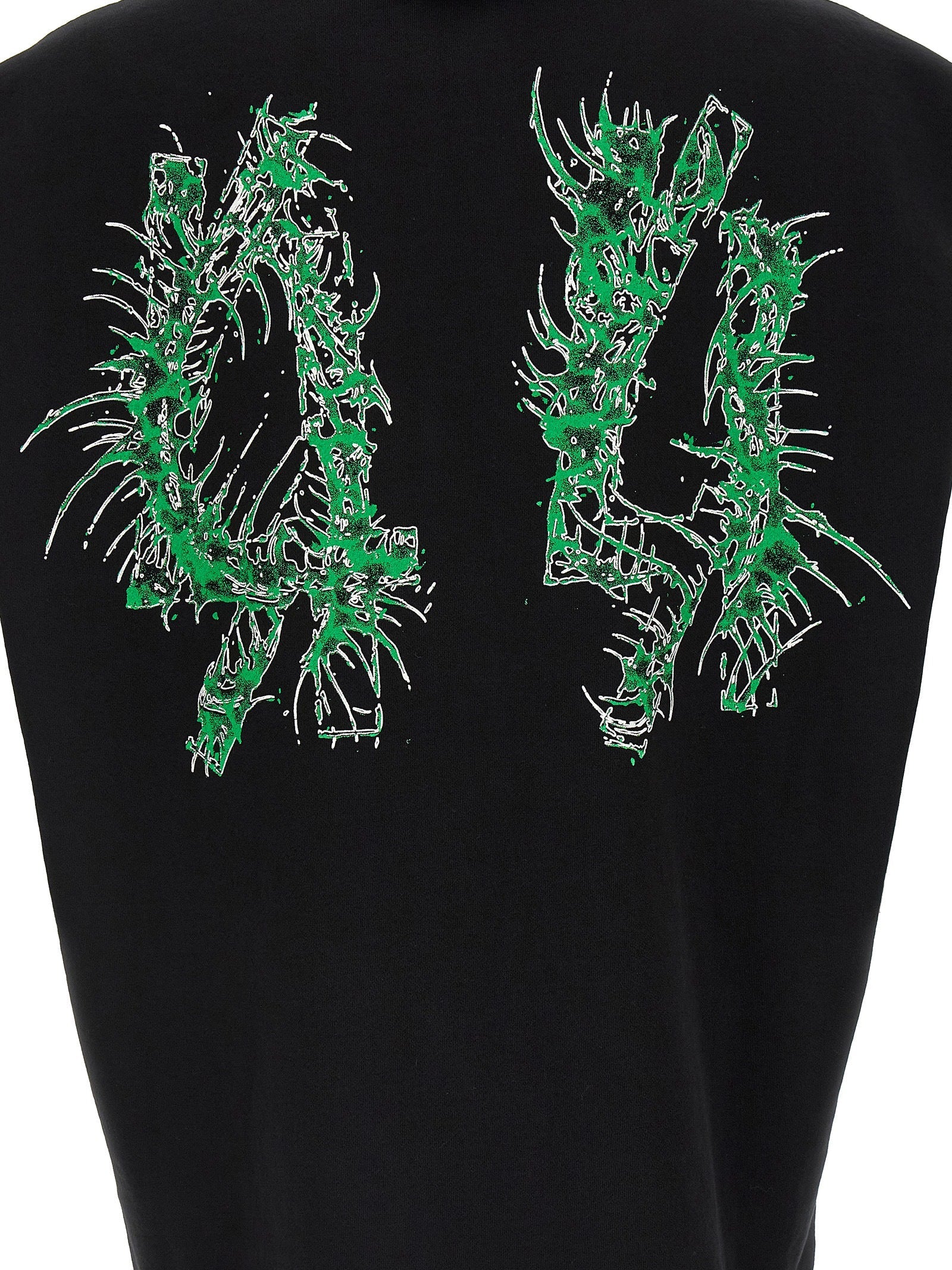 44 Label Group Black Cotton Sweatshirt