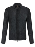 GIORGIO BRATO Black Lamb Leather Leather Jacket