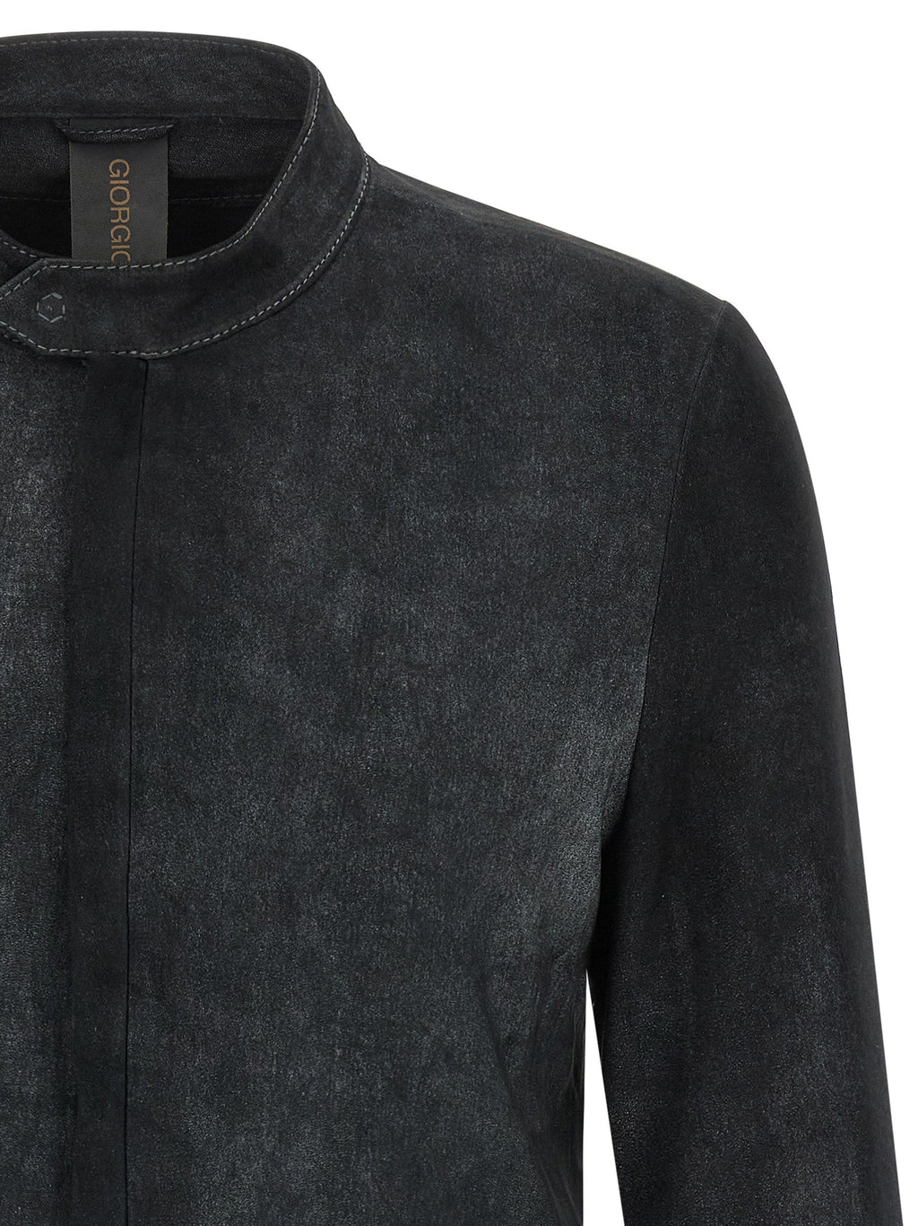 GIORGIO BRATO Black Lamb Leather Leather Jacket