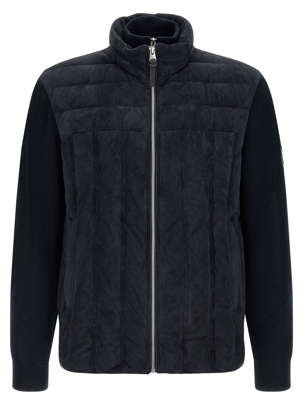 Mackage Blue Virgin Wool Full-Length Jacket