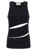 Coperni Black Organic Cotton Tank Tops