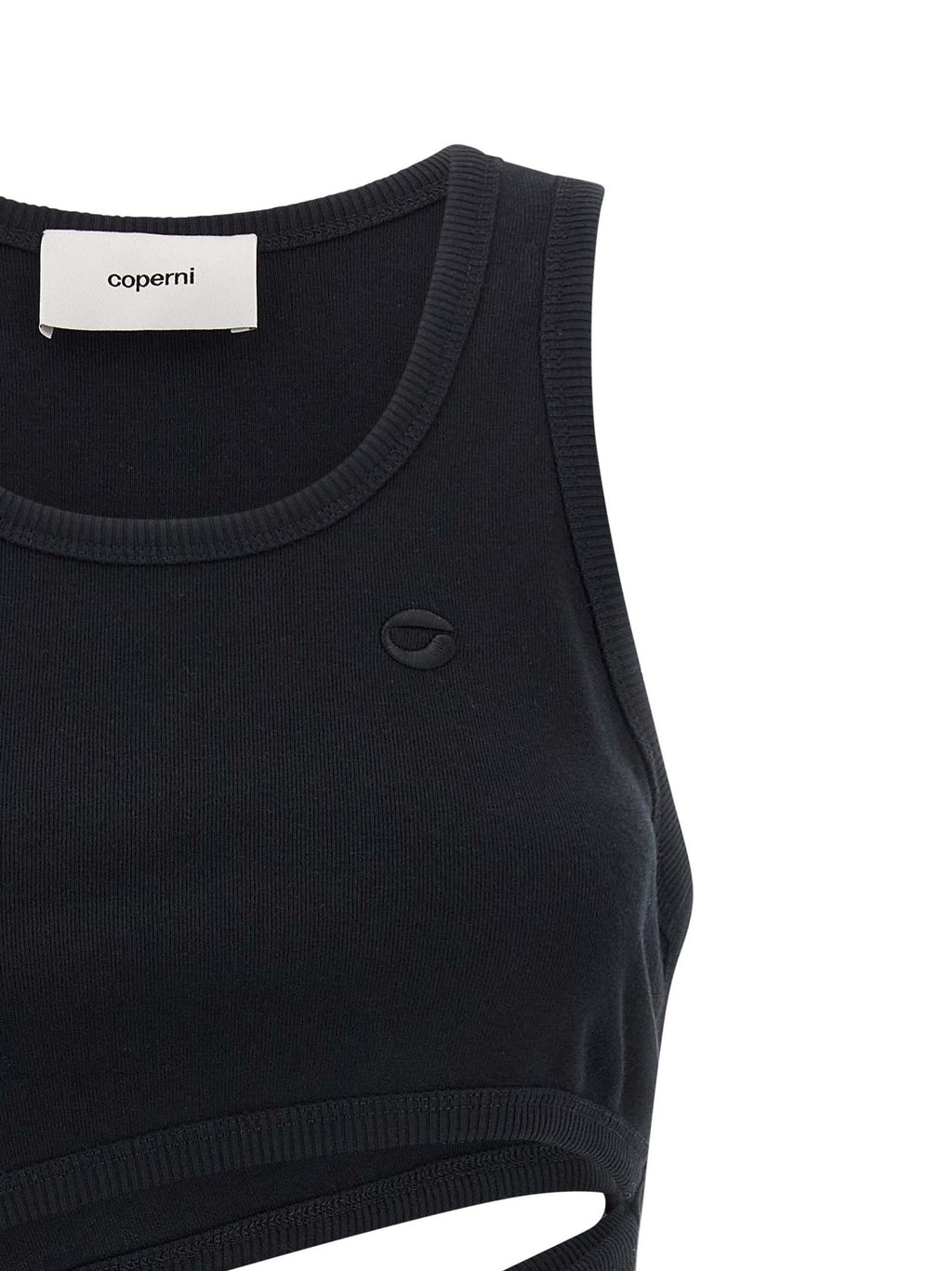 Coperni Black Organic Cotton Tank Tops