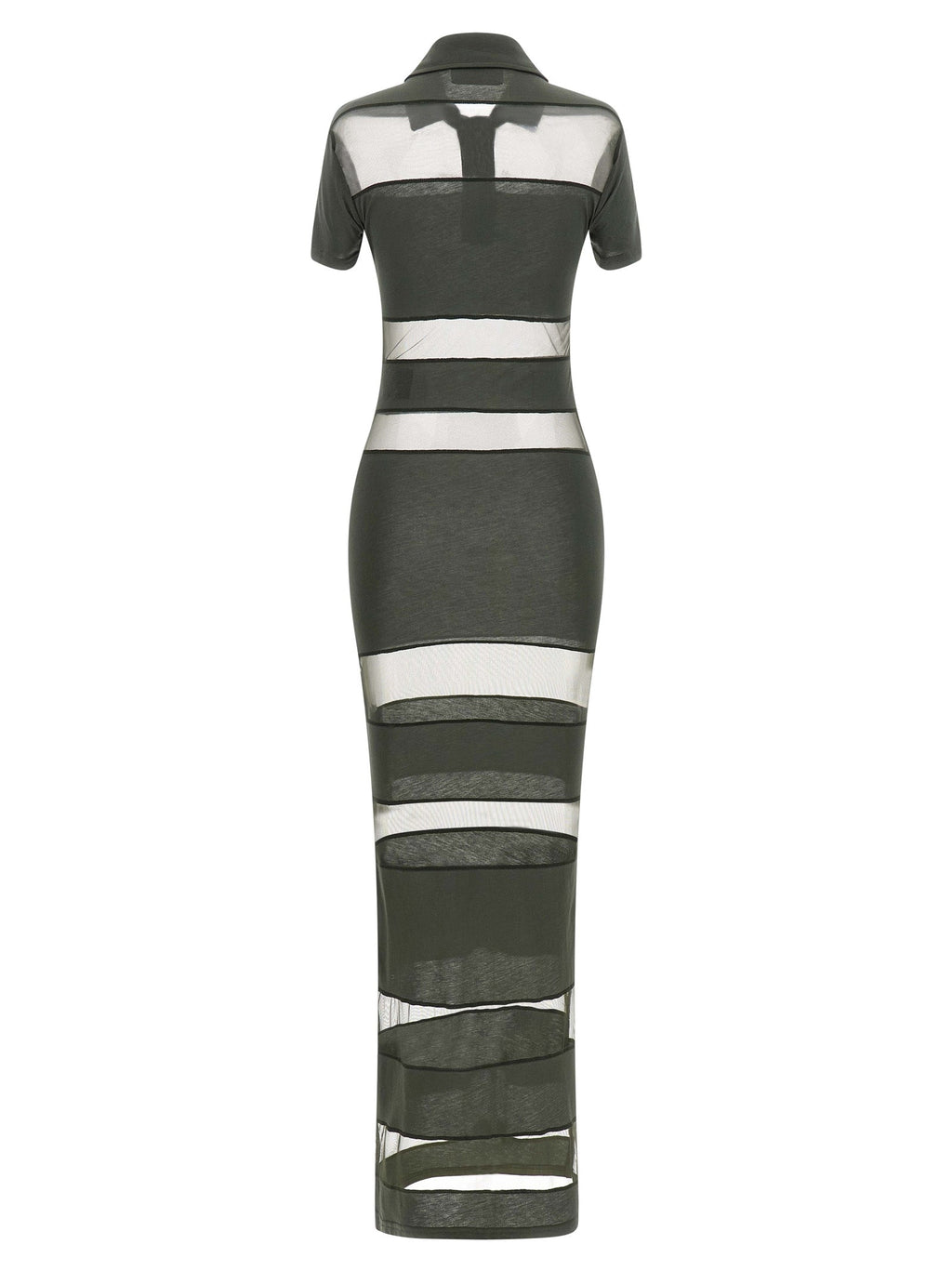 Coperni Bicolor Cotton Long Dress