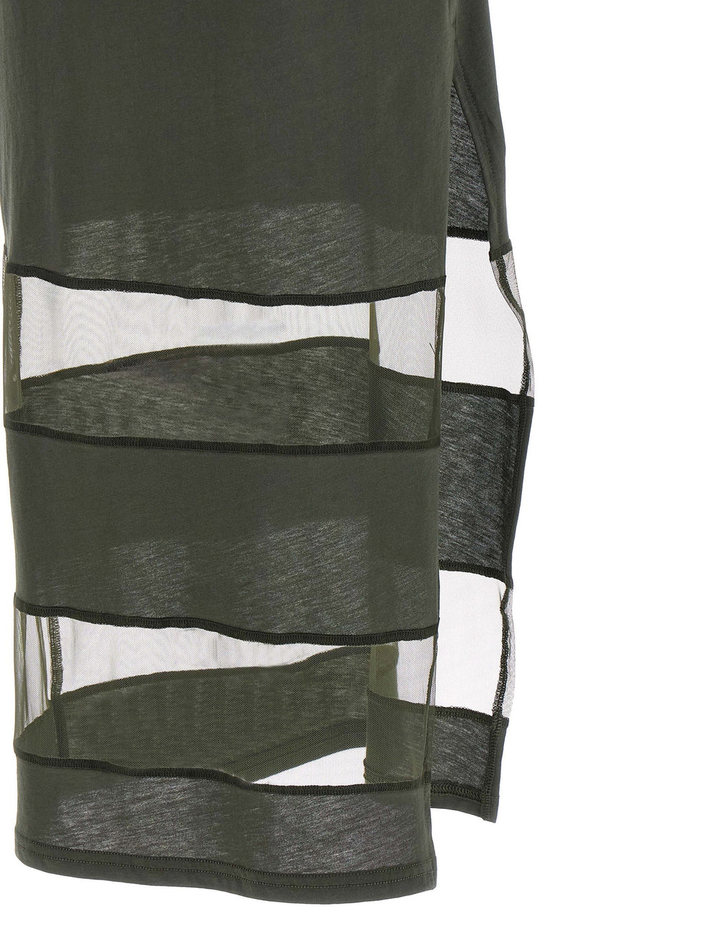 Coperni Bicolor Cotton Long Dress
