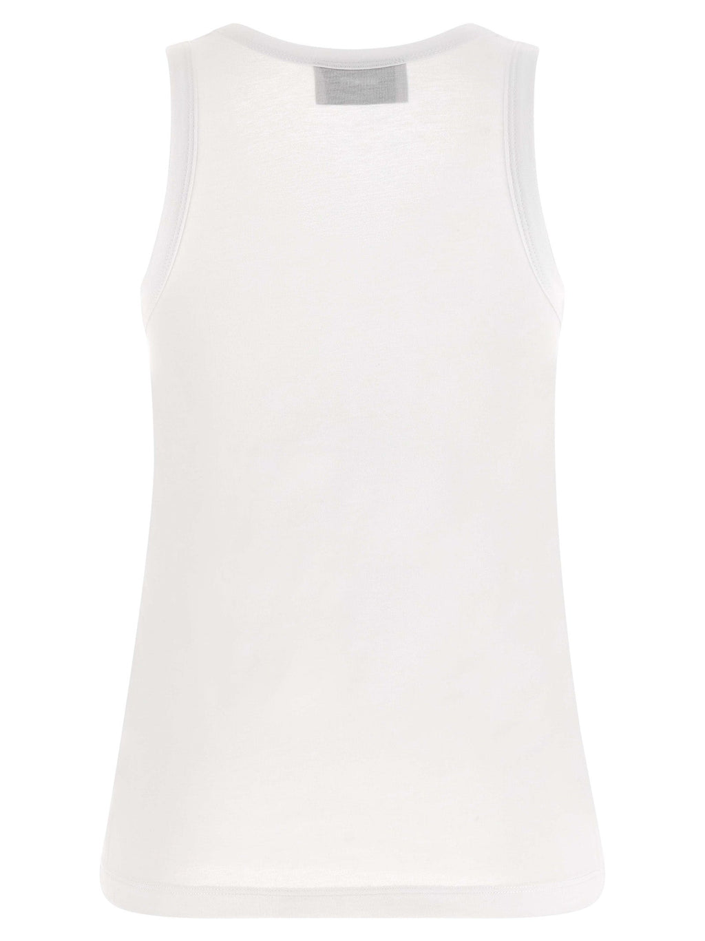 Coperni White Cotton Sleeveles T-Shirt