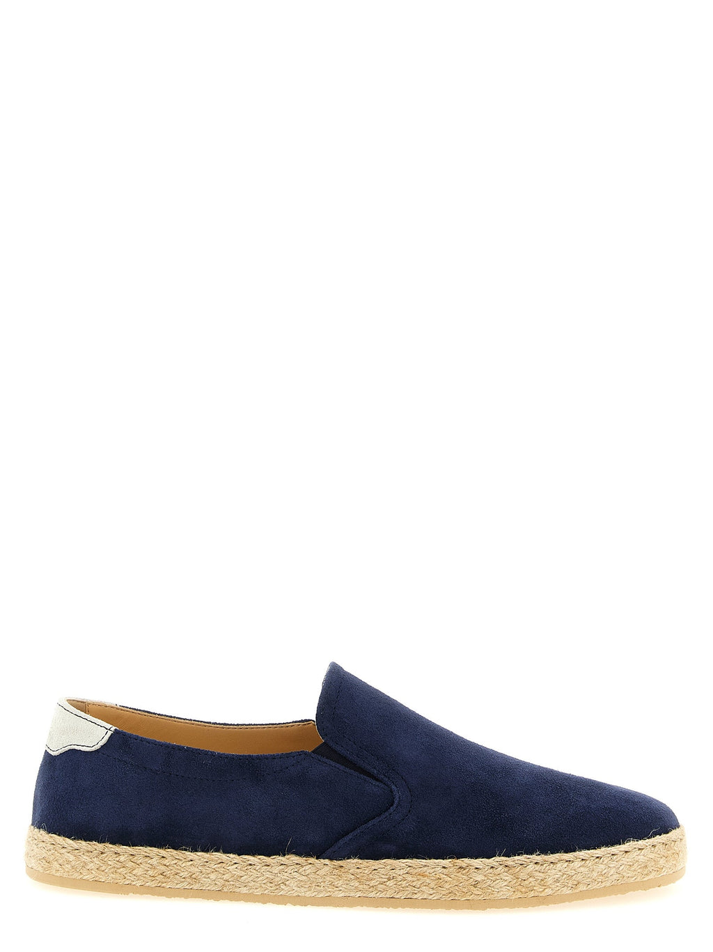 Brunello Cucinelli Blue Calfskin Espadrilles Brunello Cucinelli