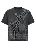 Balenciaga Black Cotton T-Shirt