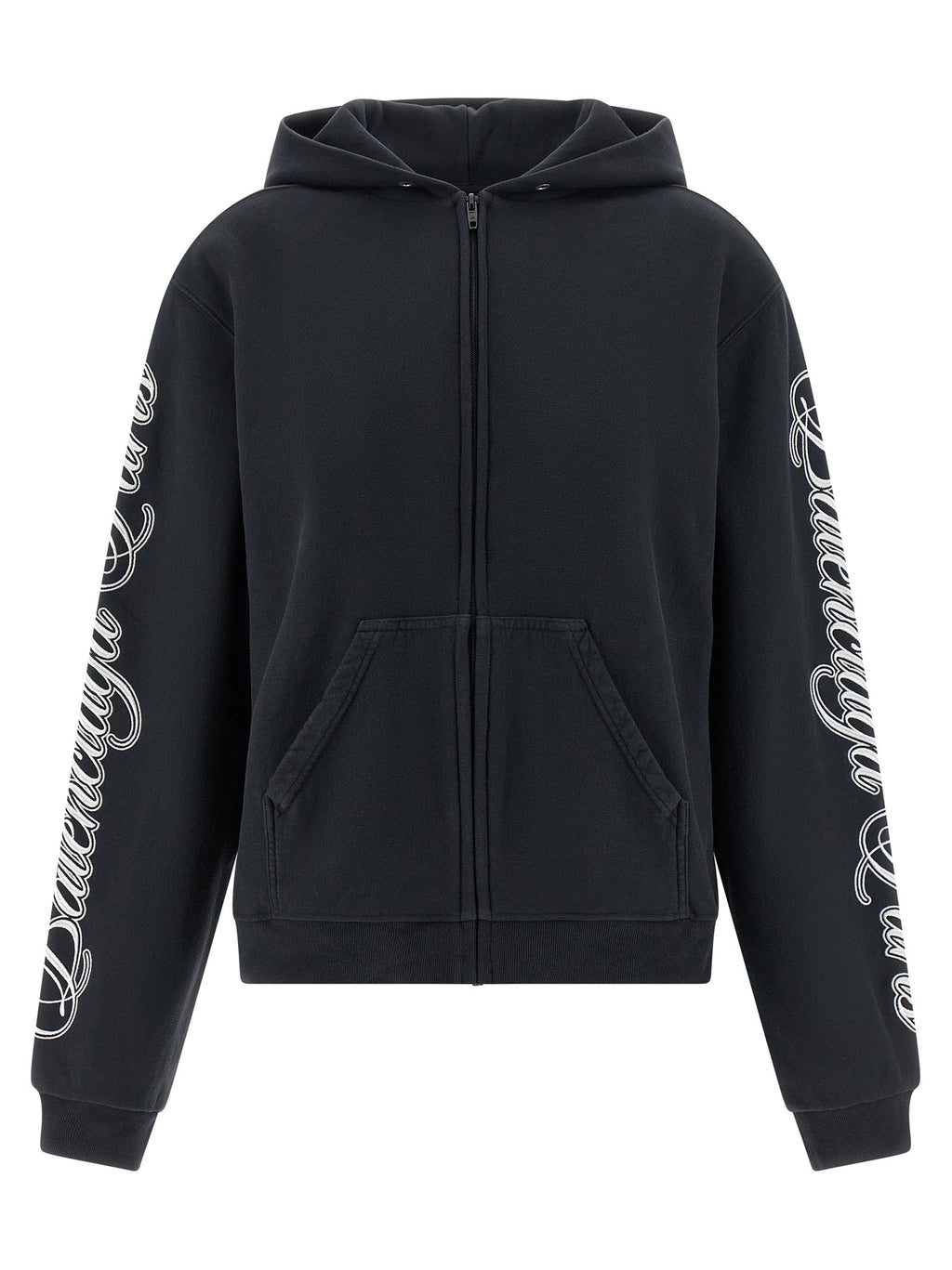 Balenciaga Black Cotton Sweatshirt
