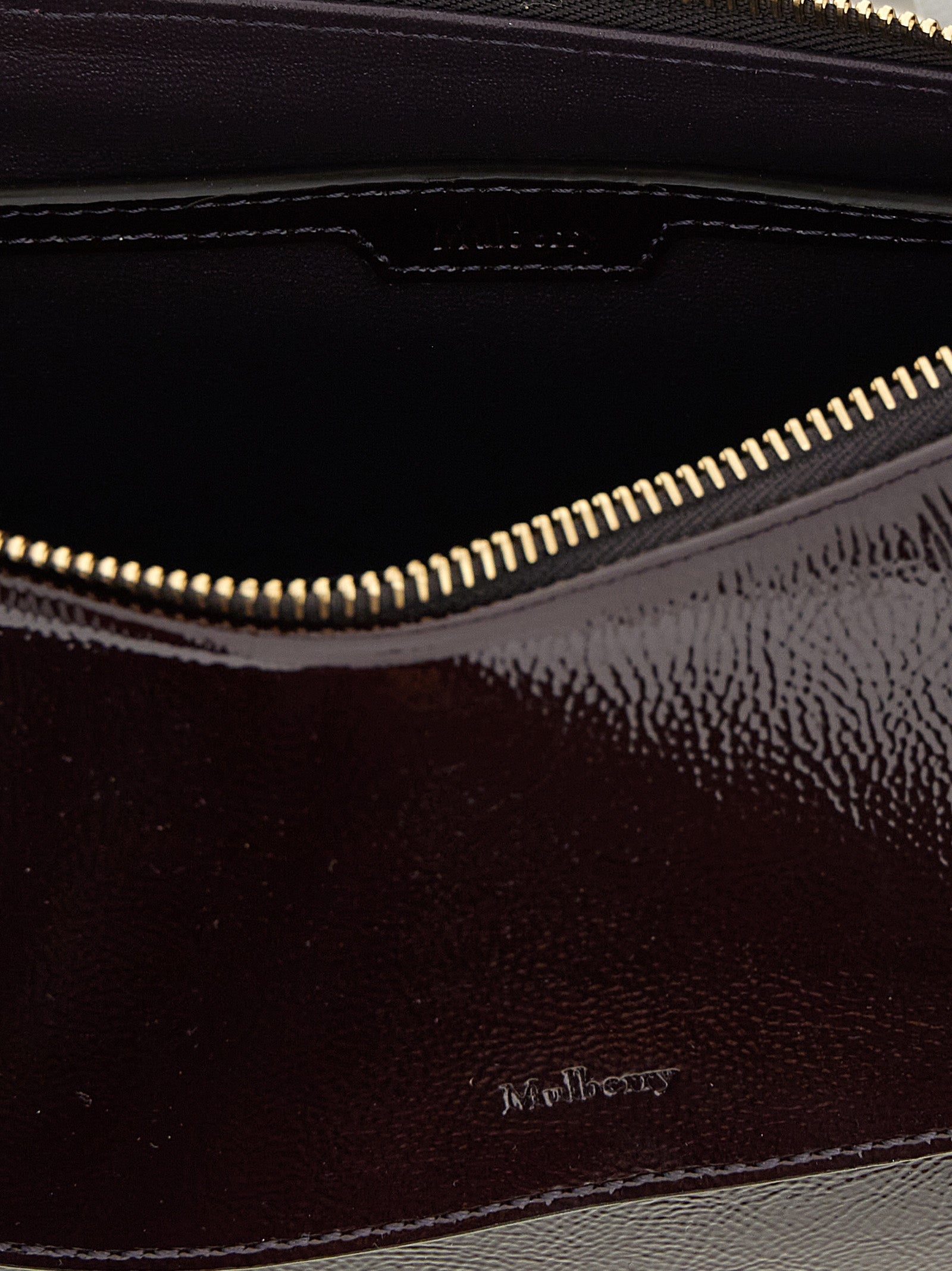 Mulberry Purple Calfskin Shoulder Bag