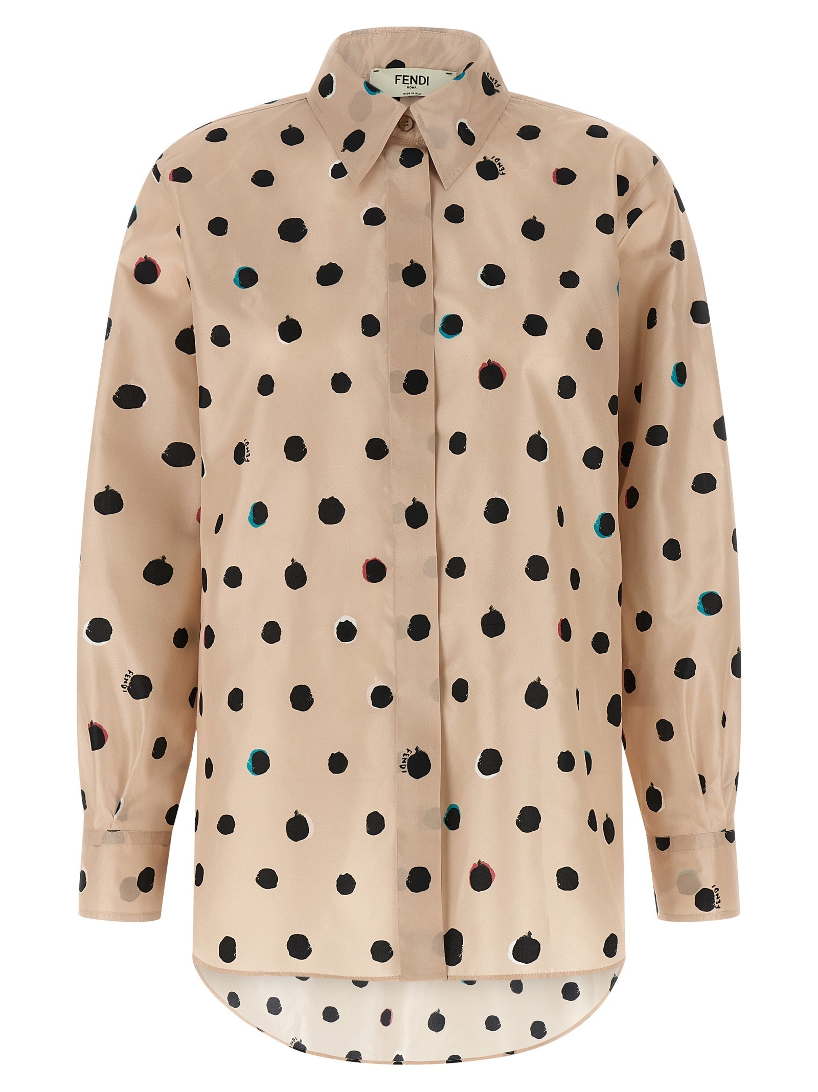 Fendi Multicolor Silk Blouse