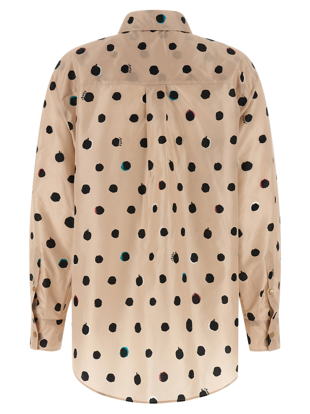 Fendi Multicolor Silk Blouse