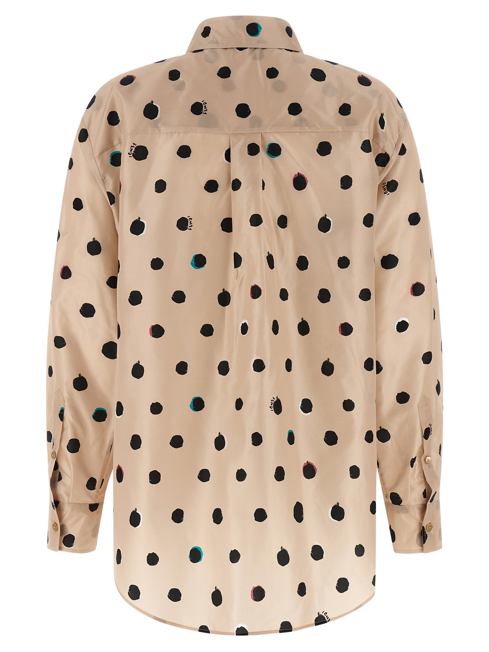 Fendi Multicolor Silk Blouse