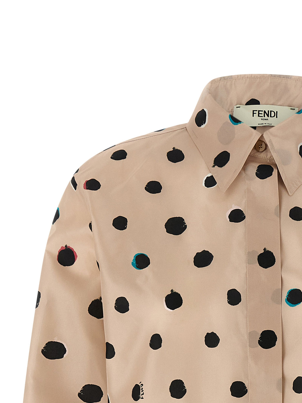 Fendi Multicolor Silk Blouse