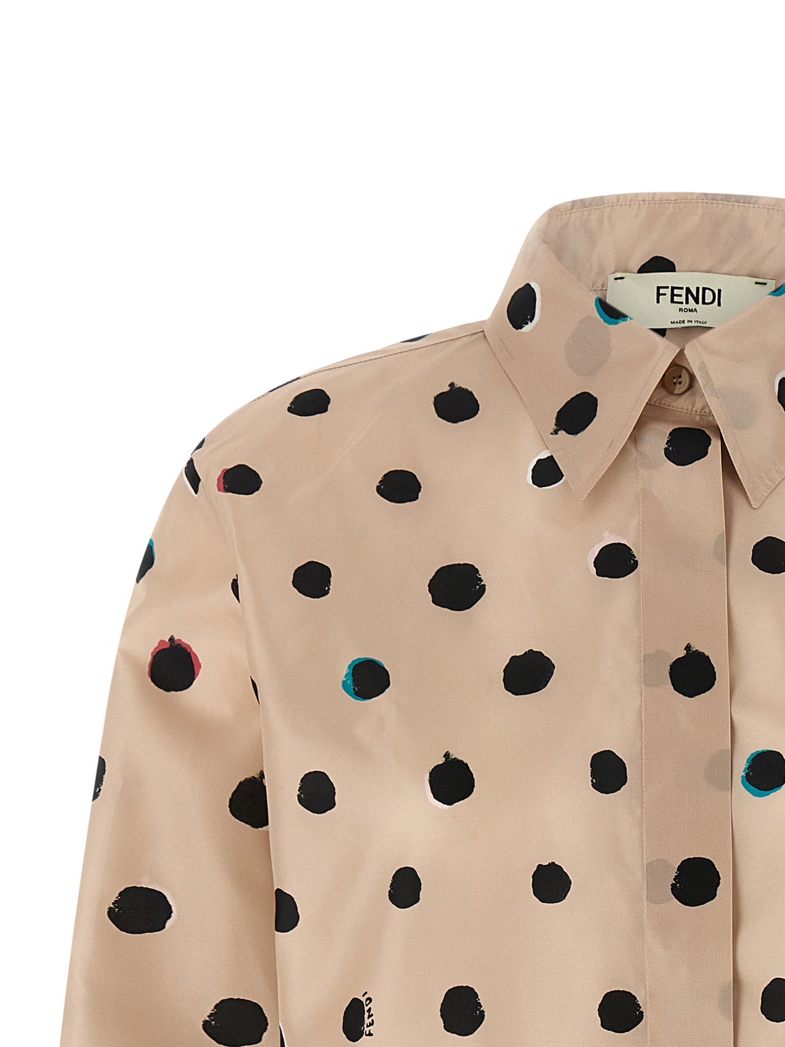 Fendi Multicolor Silk Blouse