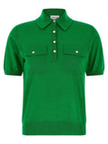 P.A.R.O.S.H. Bicolor Wool Polo Shirt
