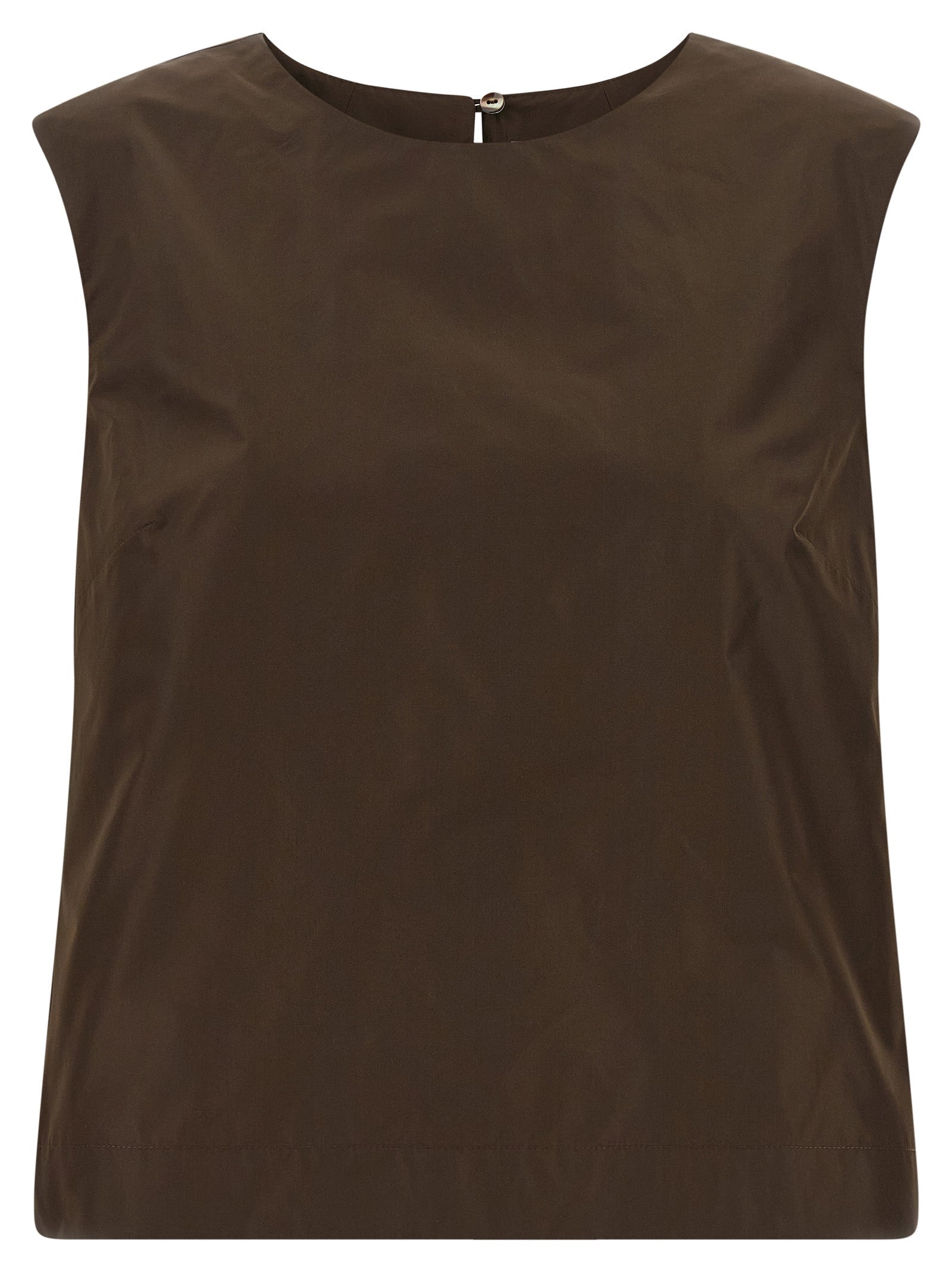 P.A.R.O.S.H. Brown Polyester Shirt