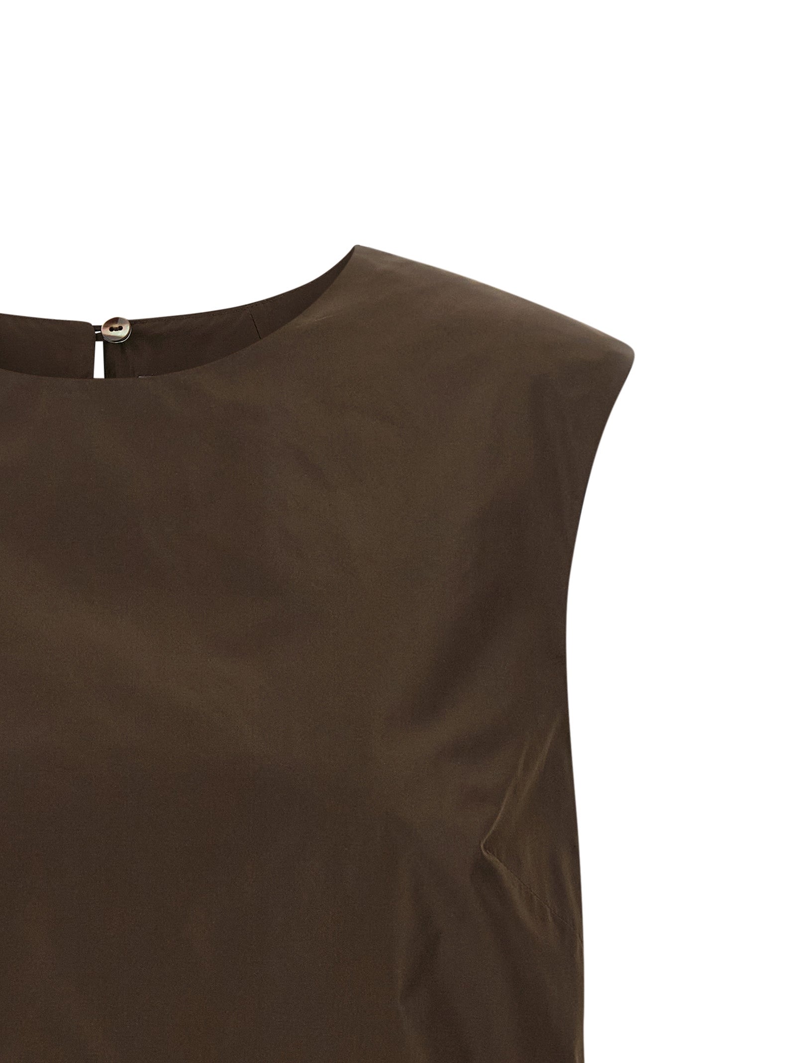 P.A.R.O.S.H. Brown Polyester Shirt
