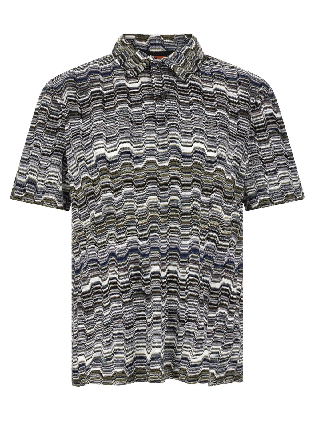 Missoni Bicolor Cotton Polo Shirt
