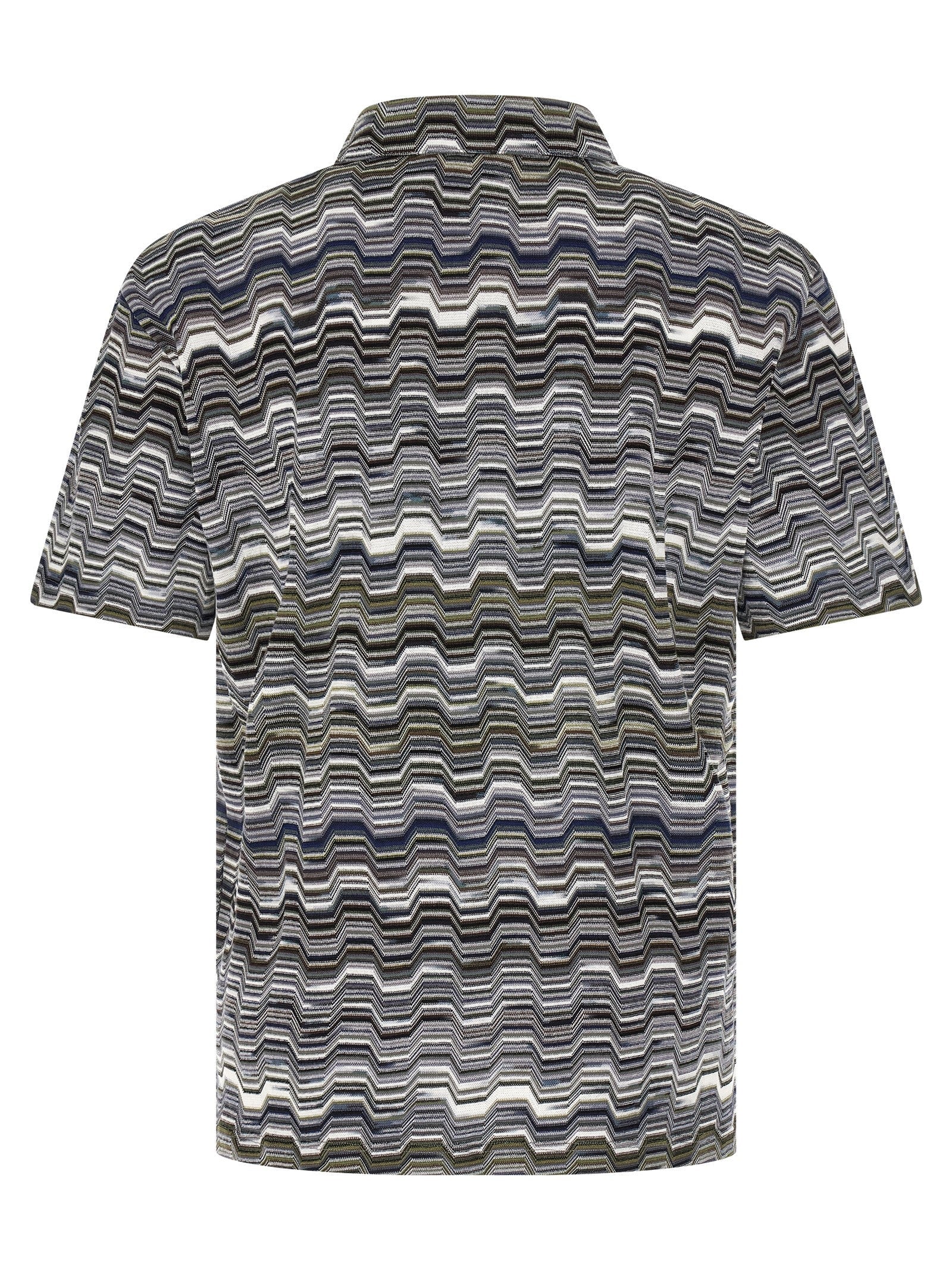 Missoni Bicolor Cotton Polo Shirt