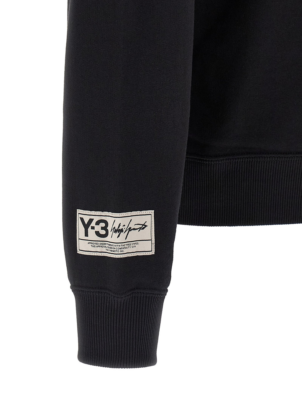 Y-3 Black Cotton Sweatshirt