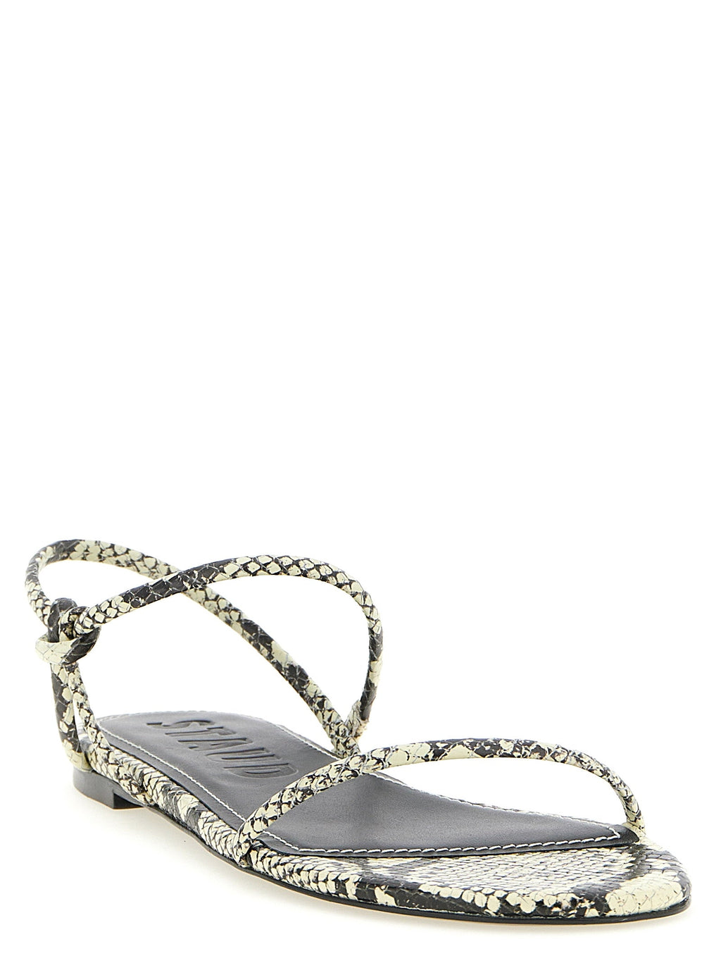 Staud Bicolor Cowhide Flat Sandals