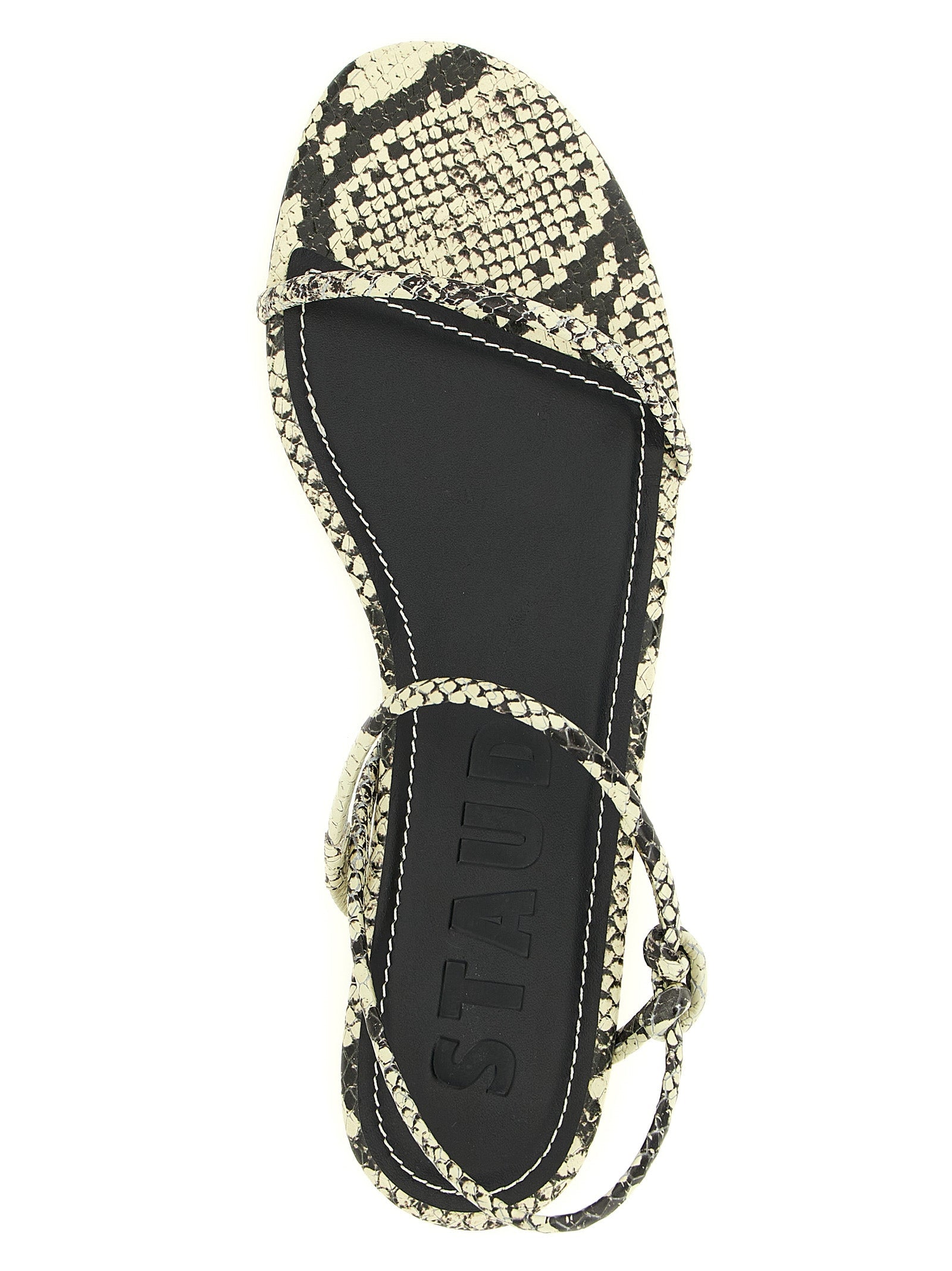 Staud Bicolor Cowhide Flat Sandals