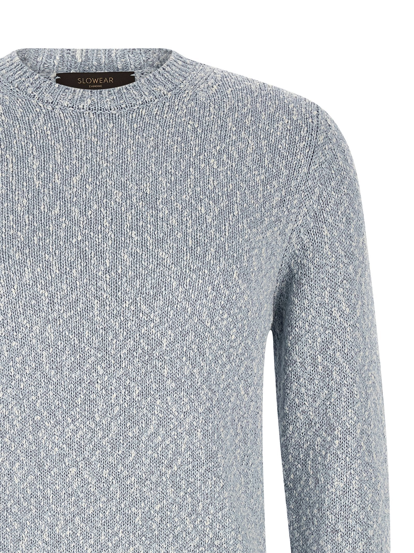 ZANONE Blue Cotton Cardigan