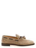 Brunello Cucinelli Brown Calfskin Slip-On Loafers