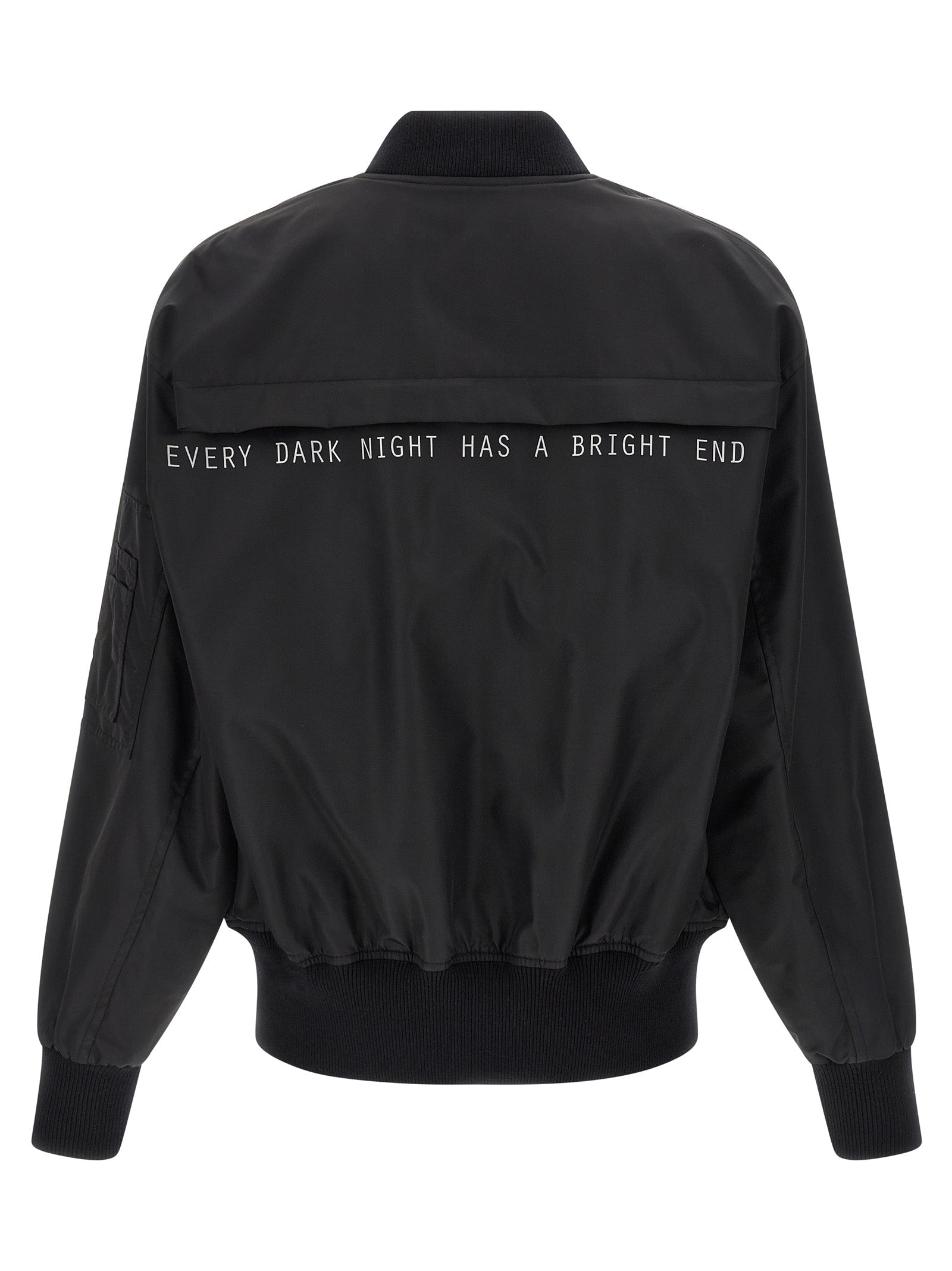 44 Label Group Black Polyamide Bomber