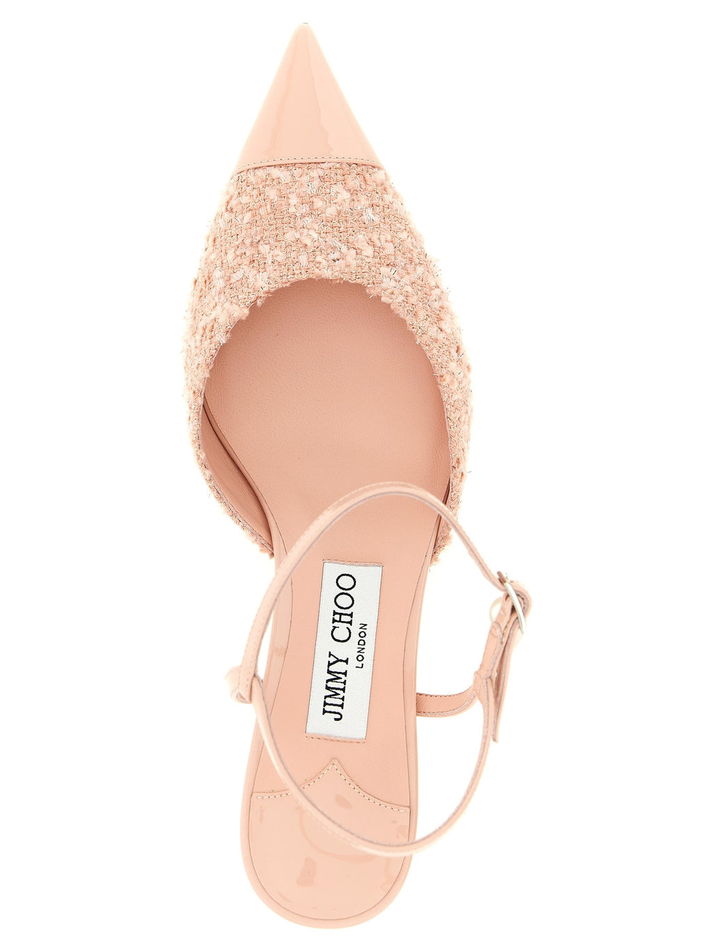 Jimmy Choo Multicolor Tencel Mid Heel Pumps