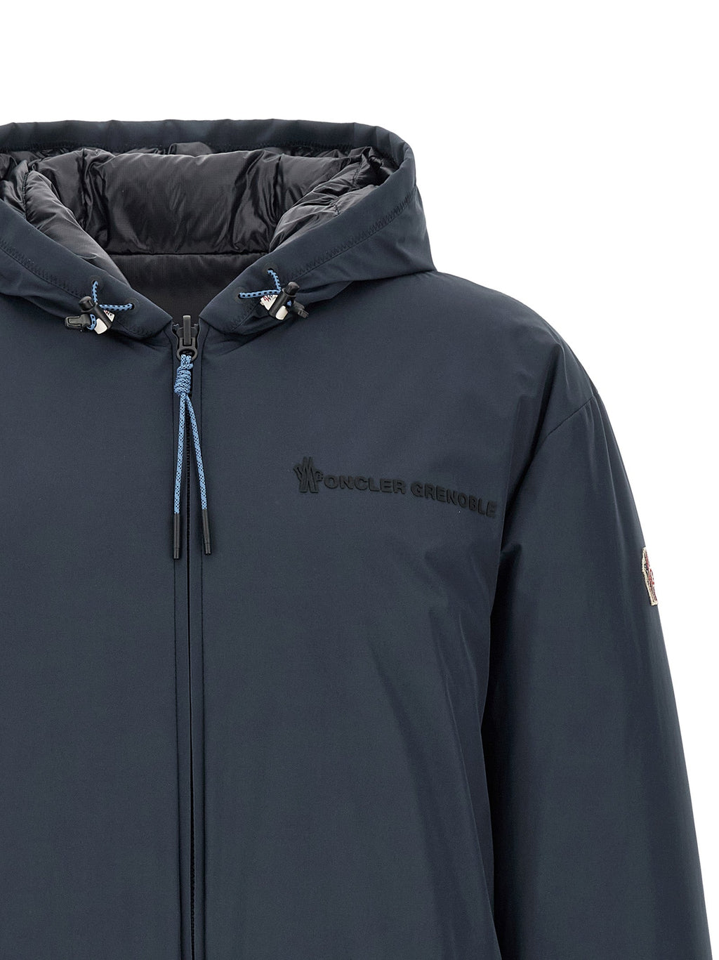 Moncler Grenoble Blue Polyamide Shell Jacket