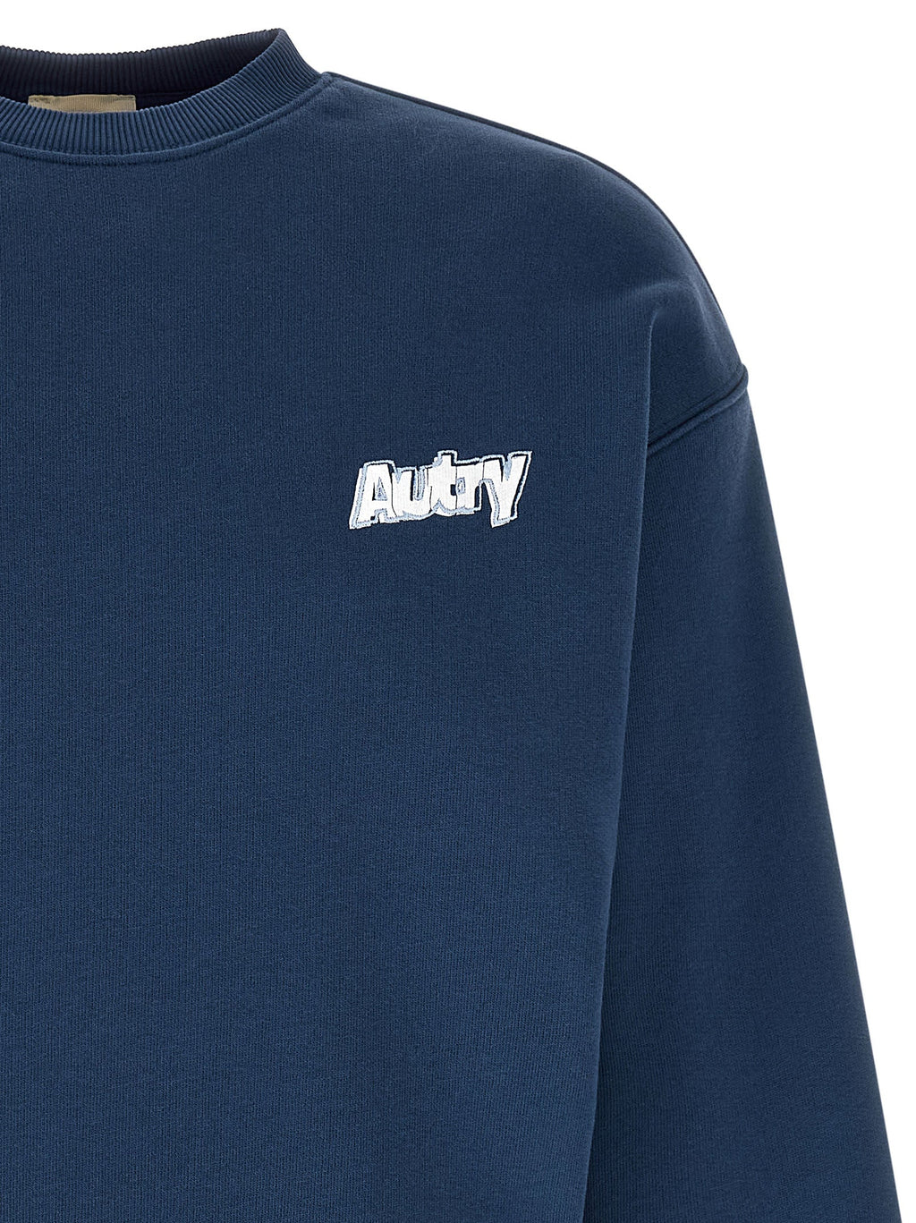 Autry Blue Cotton Sweatshirt