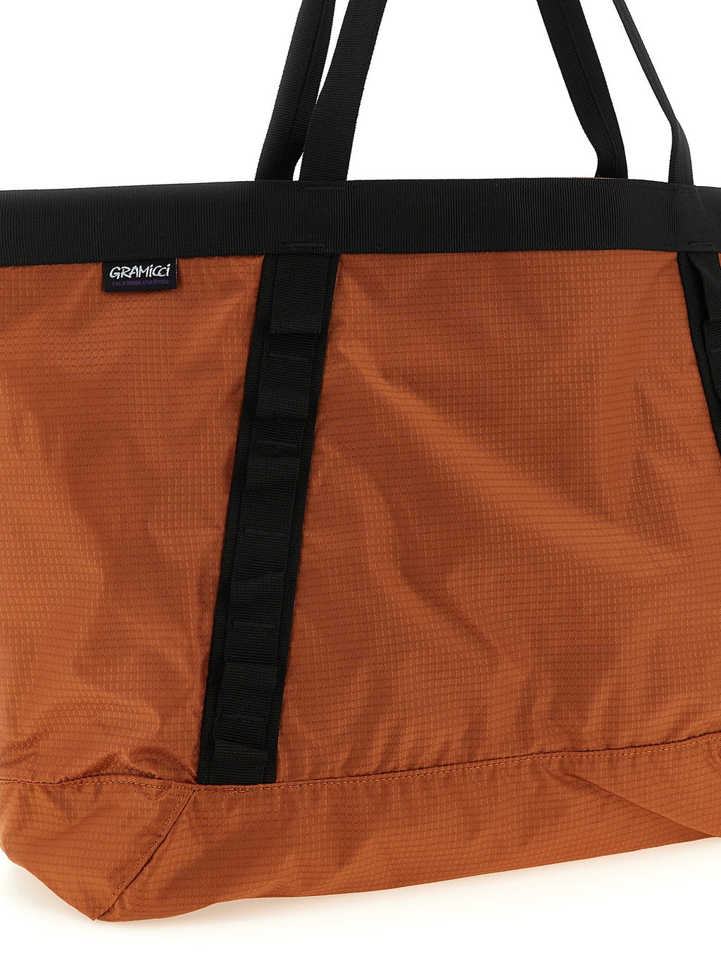 Gramicci Orange Nylon Tote Bag