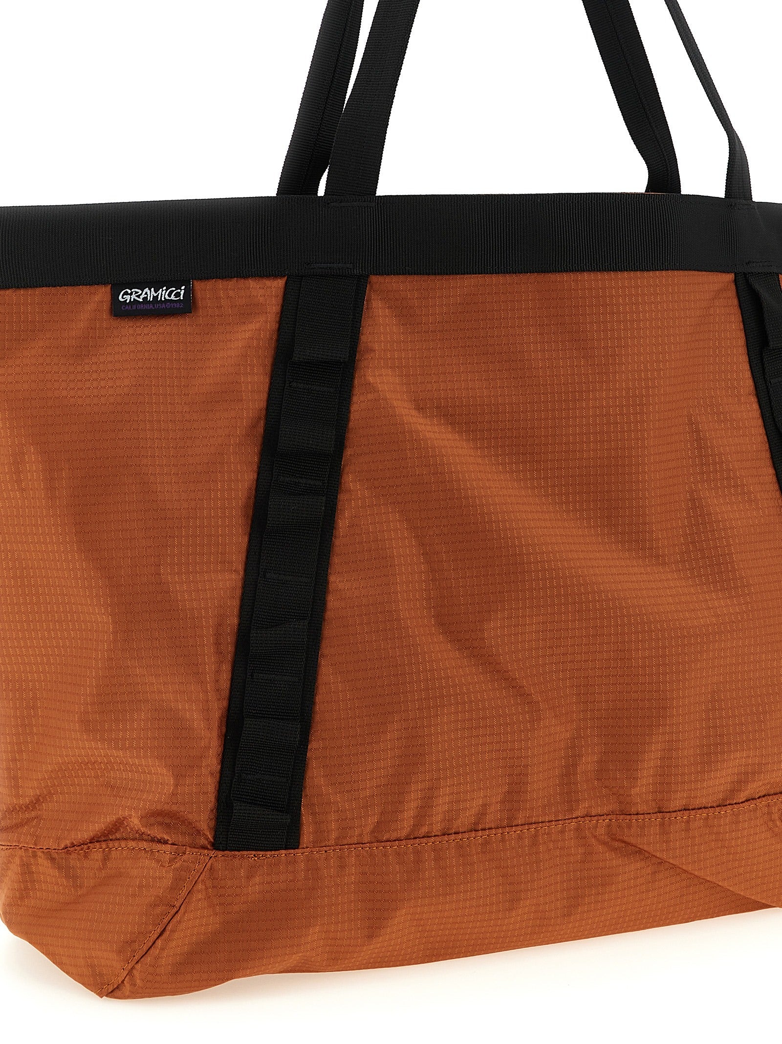 Gramicci Orange Nylon Tote Bag