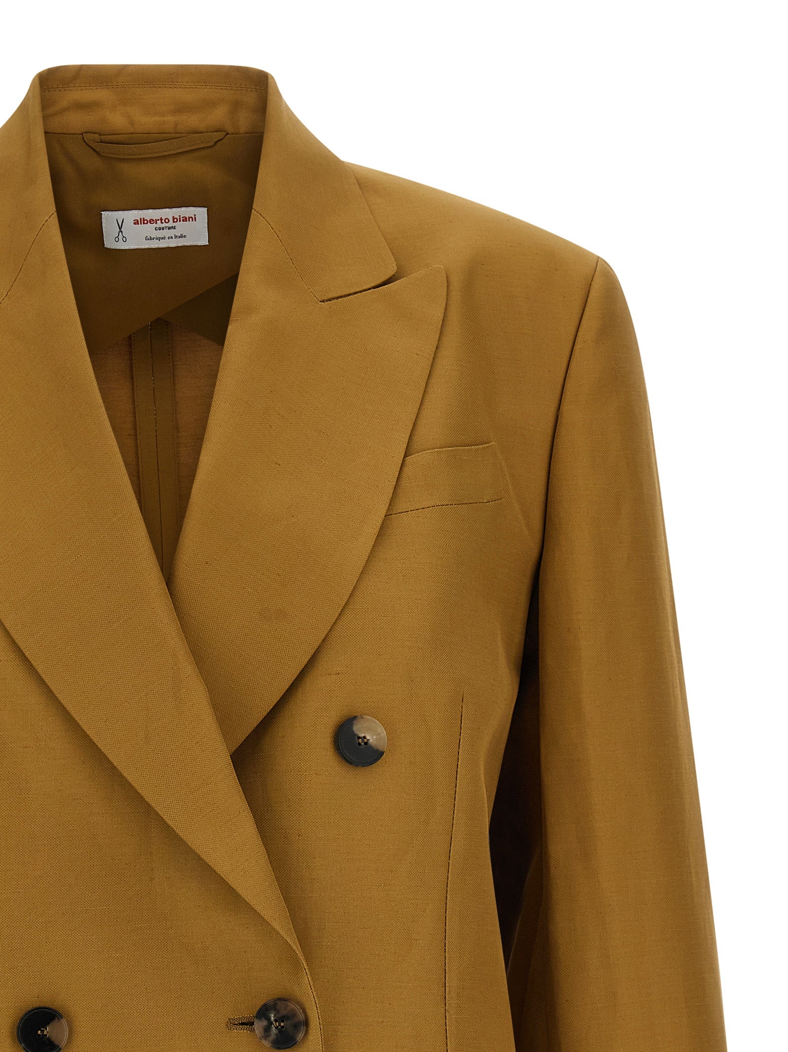 Alberto Biani Brown Viscose Blazer