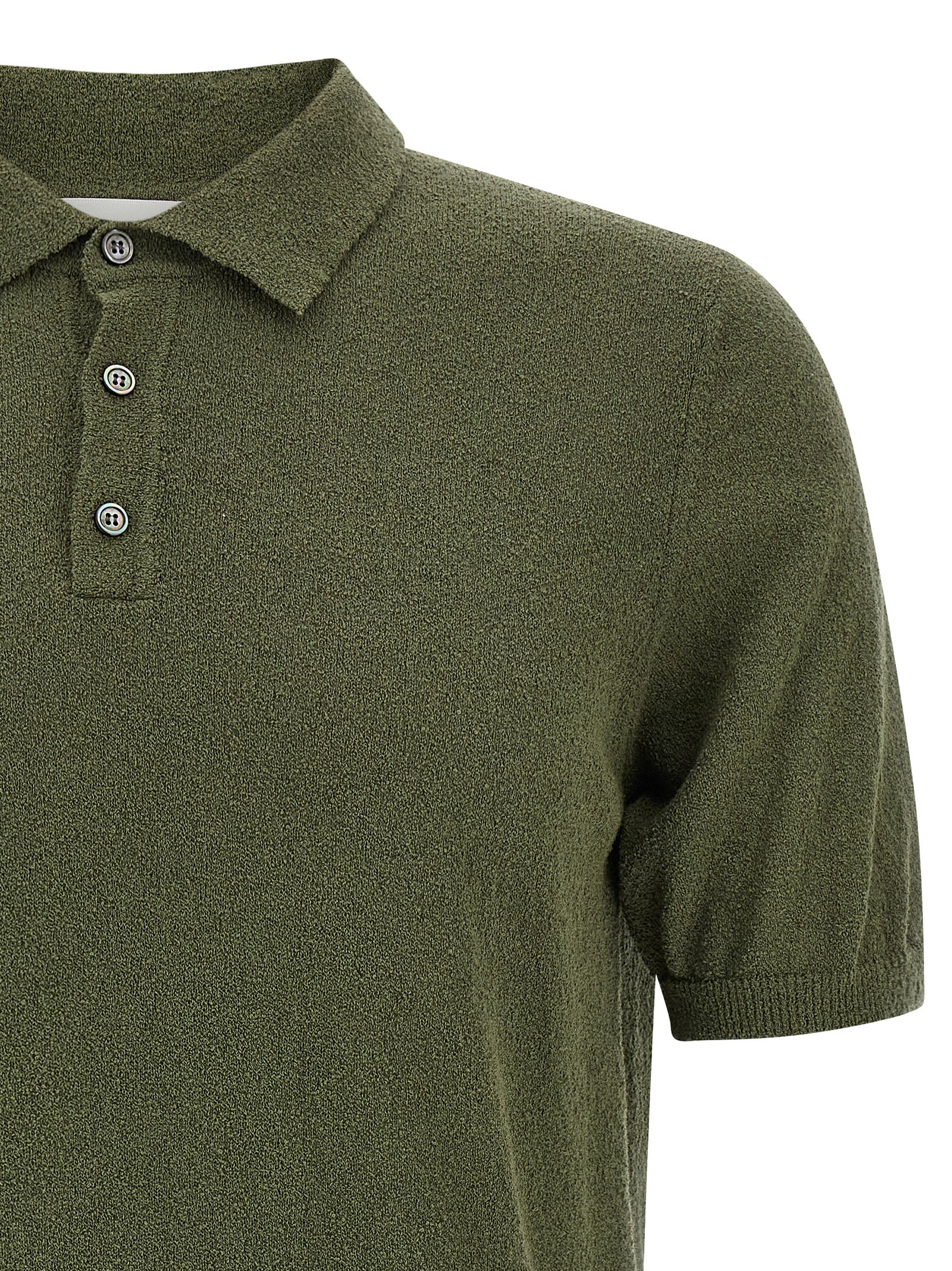 Roberto Collina Bicolor Cotton Polo Shirt