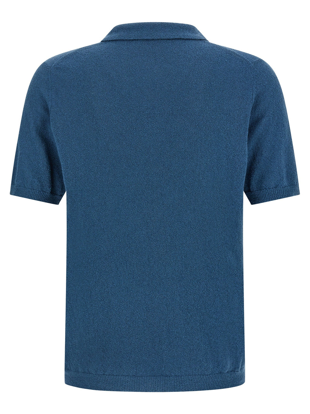 Roberto Collina Blue Cotton Polo Shirt