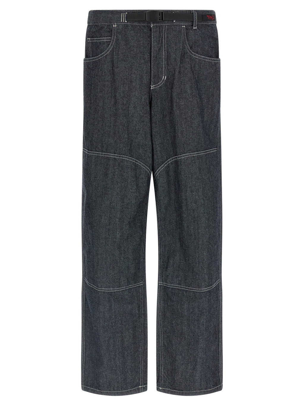 Gramicci Blue Cotton Straight-Leg Jeans