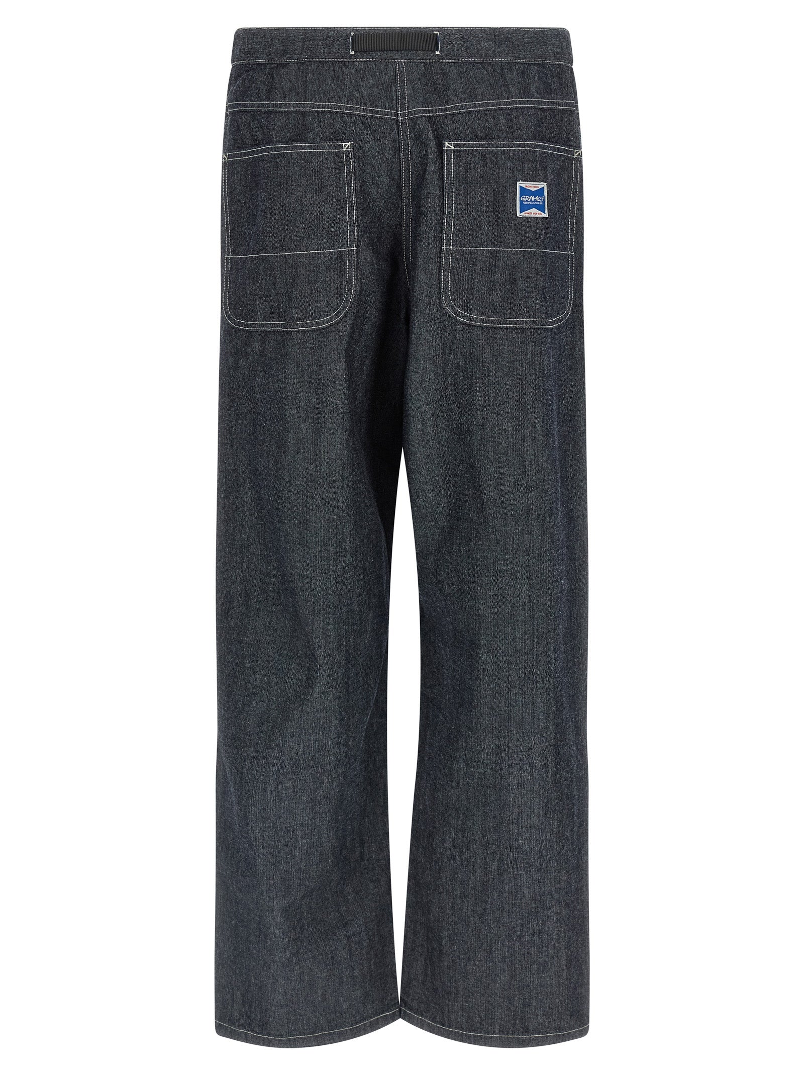Gramicci Blue Cotton Straight-Leg Jeans