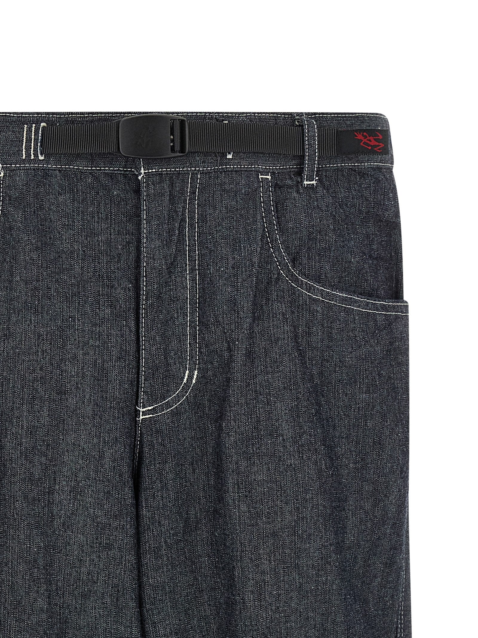 Gramicci Blue Cotton Straight-Leg Jeans