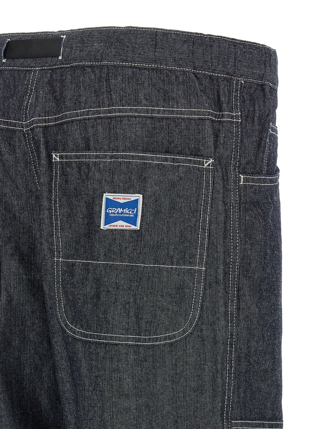Gramicci Blue Cotton Straight-Leg Jeans