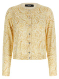 Versace Bicolor Silk Cardigan