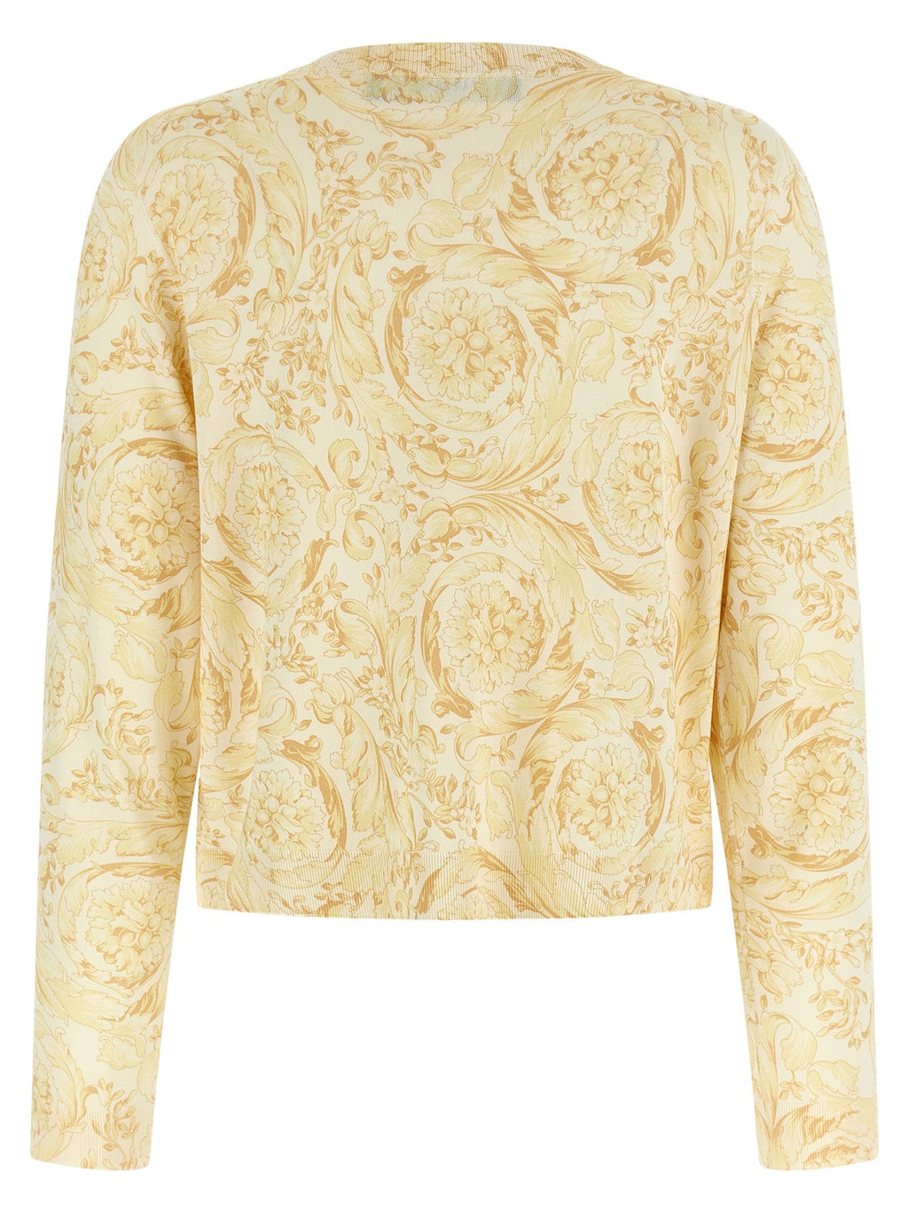 Versace Bicolor Silk Cardigan