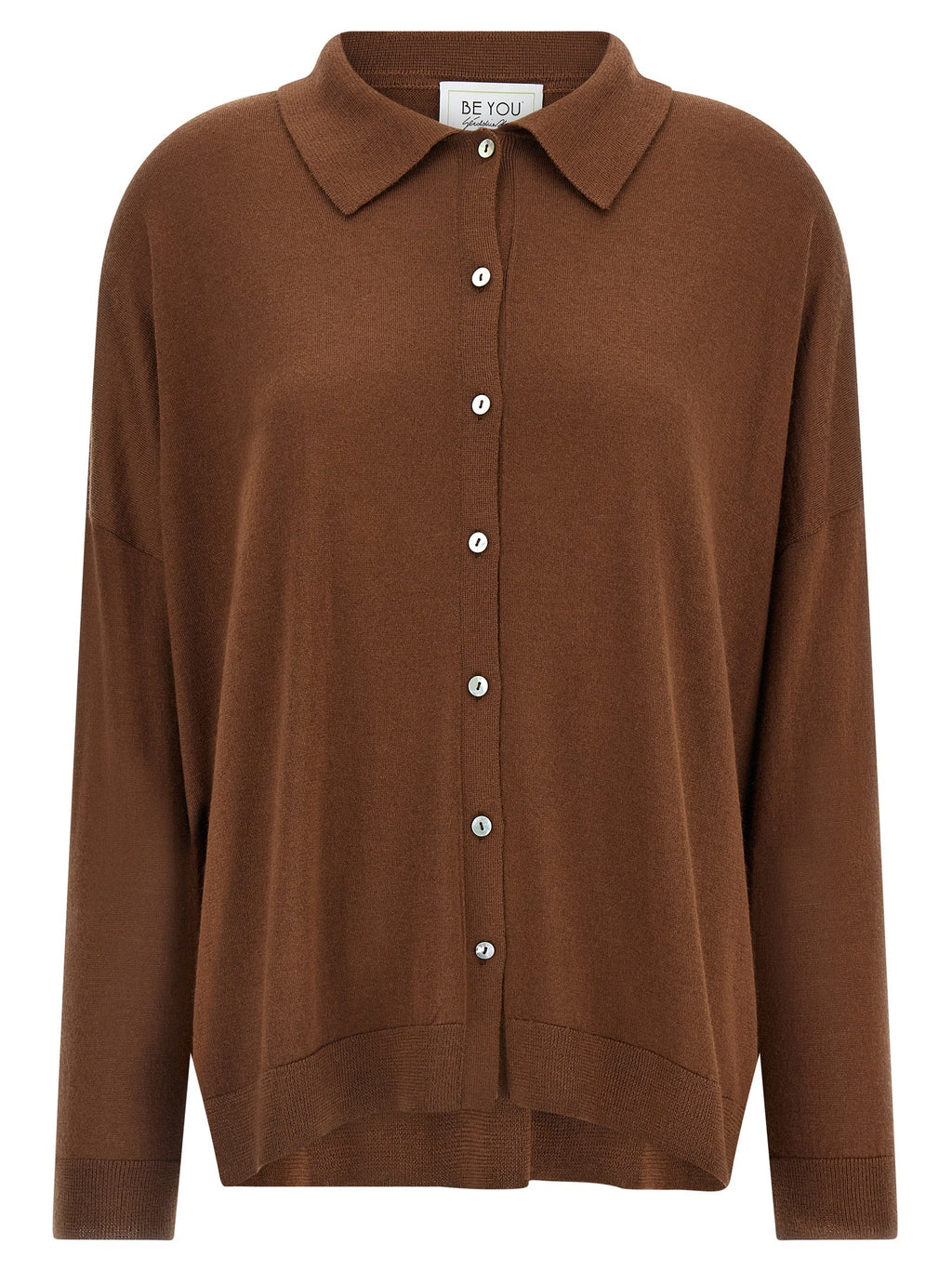 BE YOU Brown Cashmere Cardigan