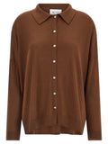 BE YOU Brown Cashmere Cardigan