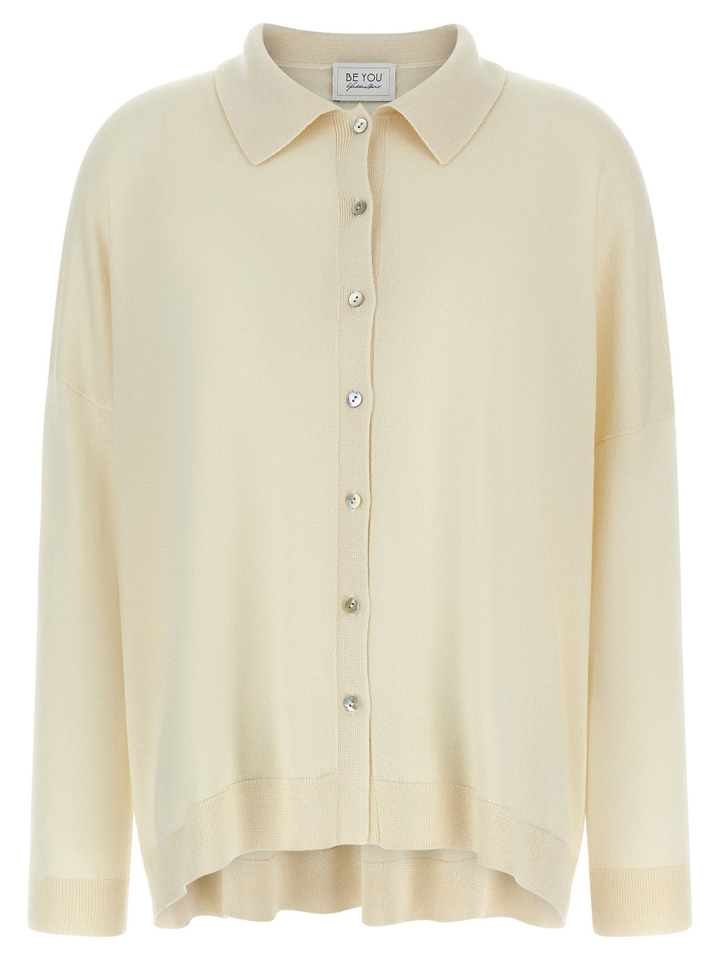 BE YOU White Cashmere Cardigan