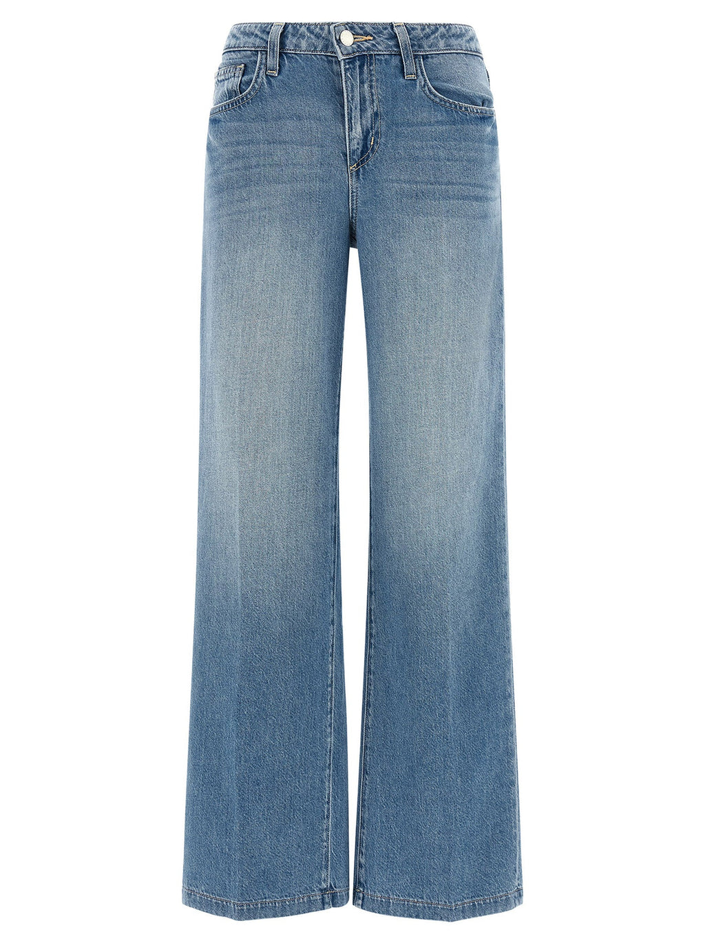 L'Agence Blue Cotton Jeans Denim